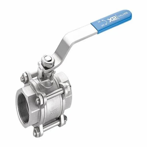 Ball valve 3 piece design