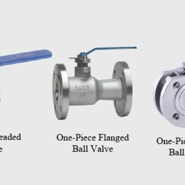 Ball valve one piece body