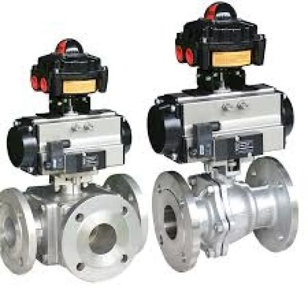 Pneumatic ball valve