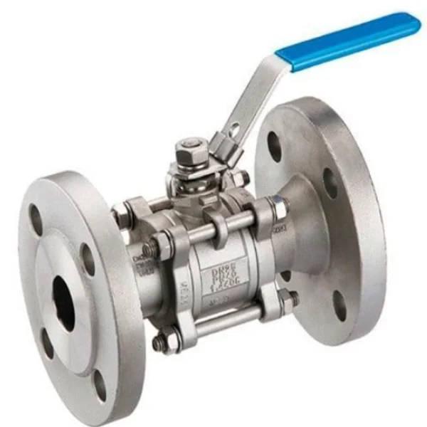 Ball valve with flange connection