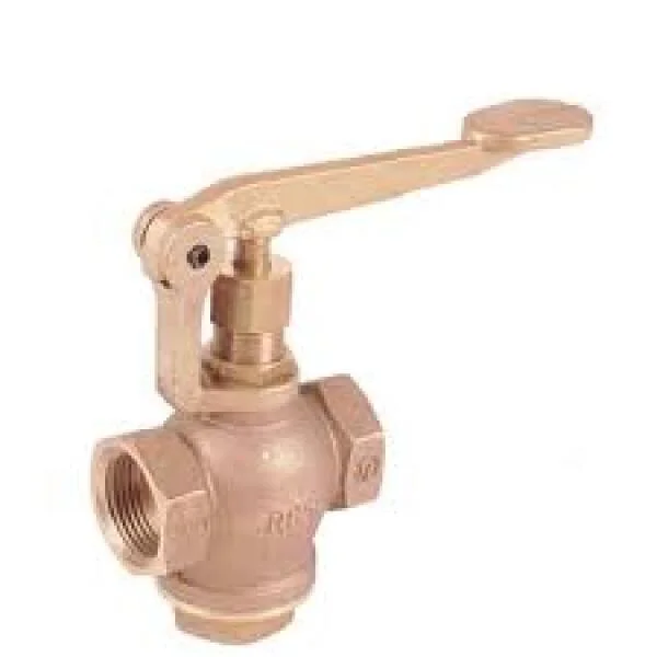 Self closing ball valve