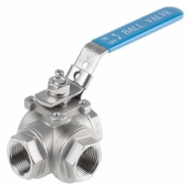 Three way ball valve 1 inch