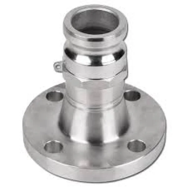 Camlock coupling with flange