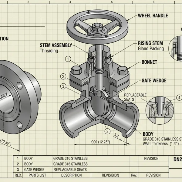 Chi tiết về van cửa 27