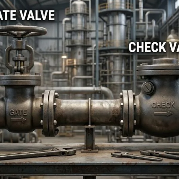 Gate check valve