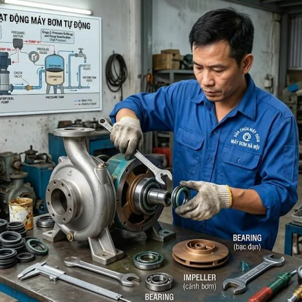 Báo giá linh kiện máy bơm nước