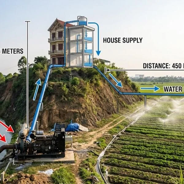 Tìm hiểu về đầu bơm đẩy xa