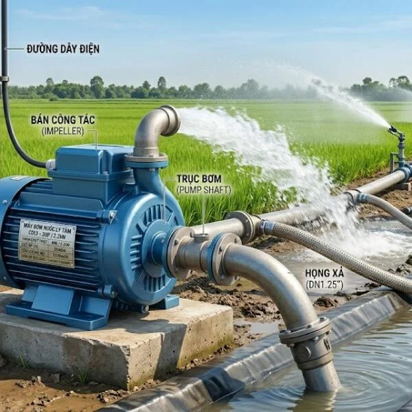 Máy bơm 3 hp