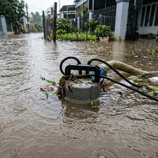 Tìm hiểu về máy bơm bị ngập nước