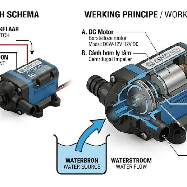Máy bơm nước điện 1 chiều