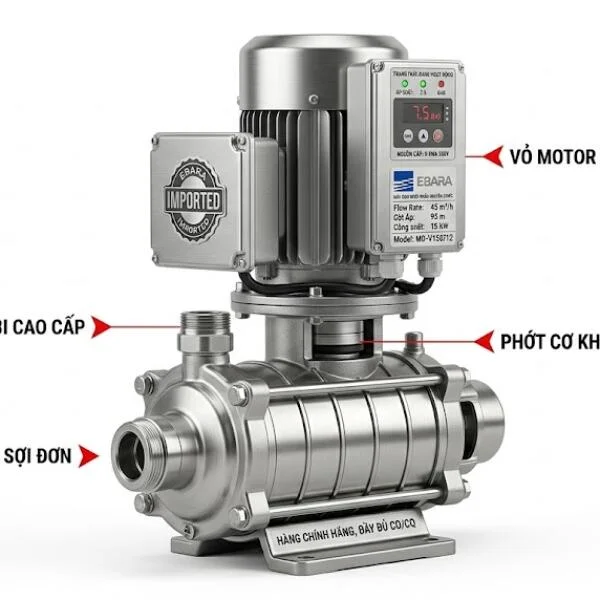 Máy bơm nước nhập khẩu nguyên chiếc