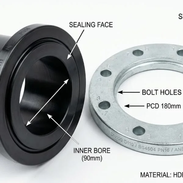 Nối bích hdpe d110