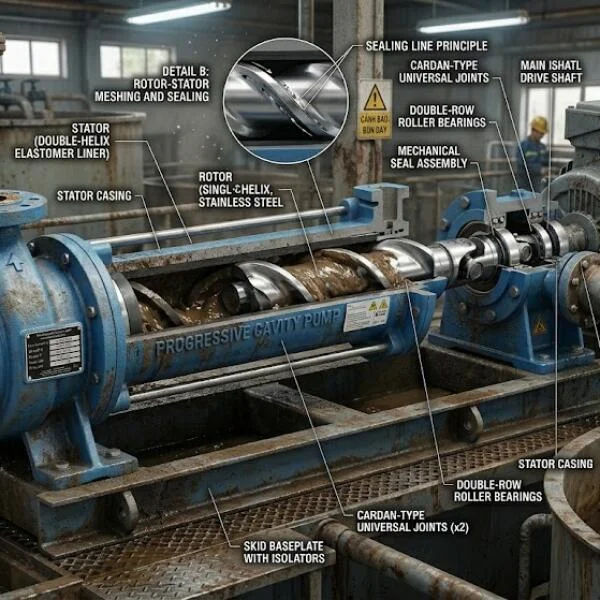 Progressive cavity pumps