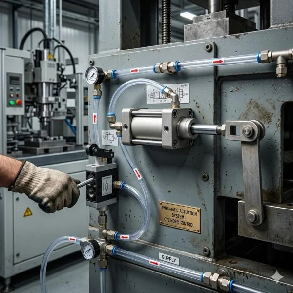 Giới thiệu về tay gạt khí nén