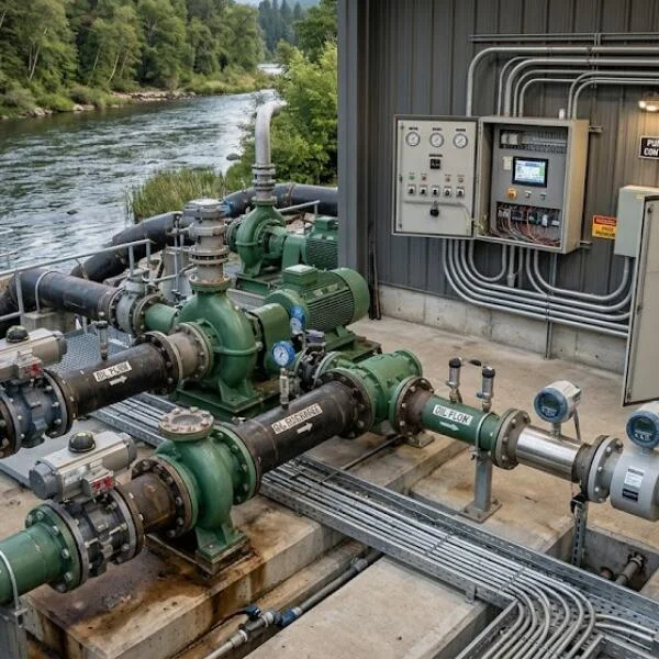 Tìm hiểu về trạm bơm nước thô