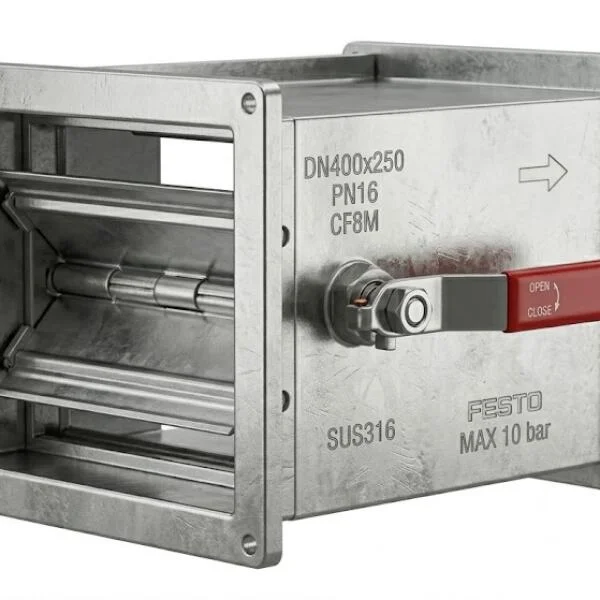 Van chặn lửa ống gió