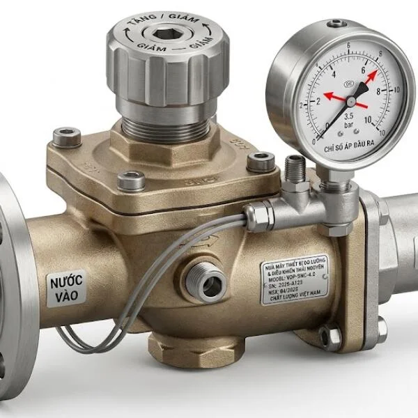 Van điều áp có đồng hồ