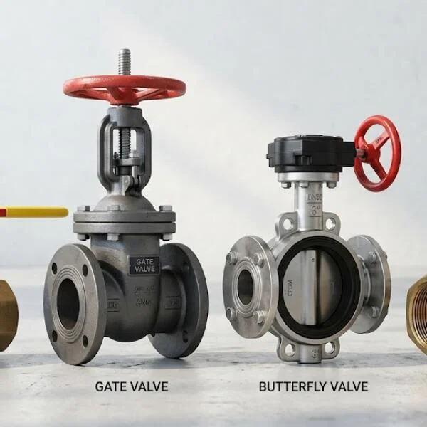 Water main shut off valve types
