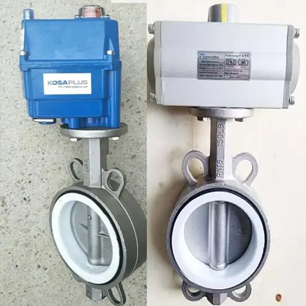 Van Bướm Inox Điều Khiển Điện