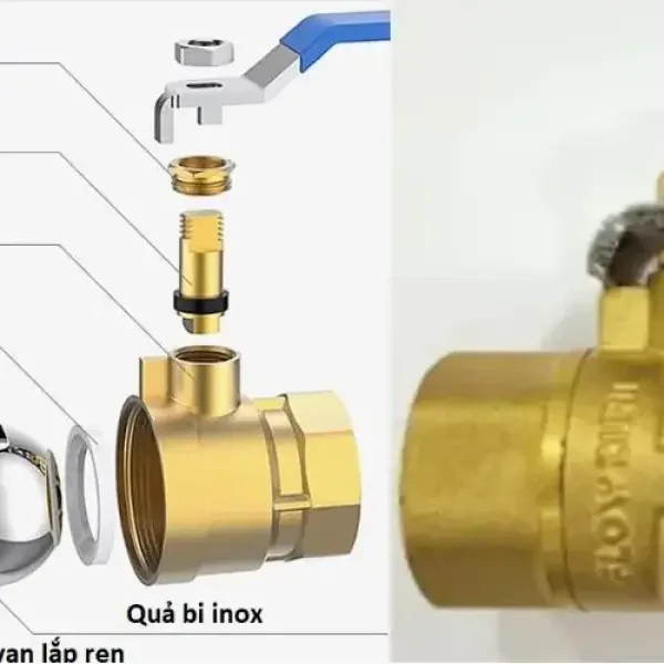 Van khóa nước phi 21 đồng