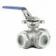 Stainless steel 3 way ball valve