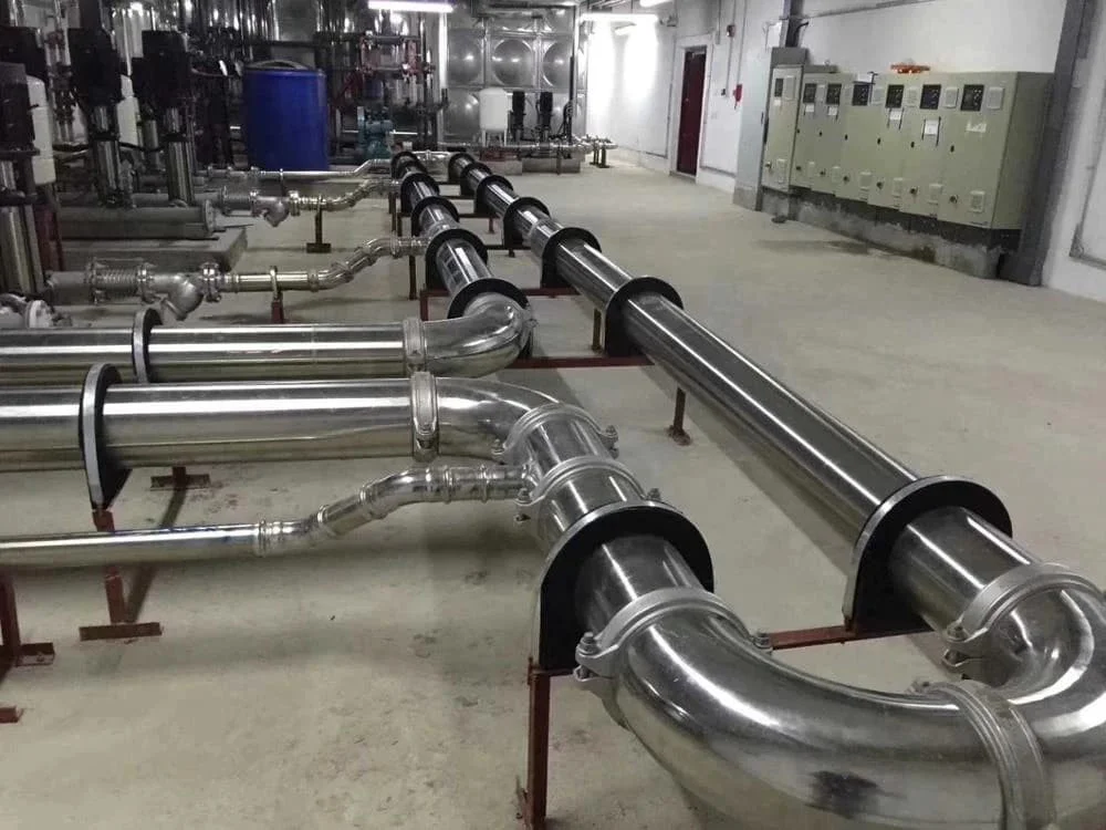 Hình ảnh ống nước inox tại nhà máy