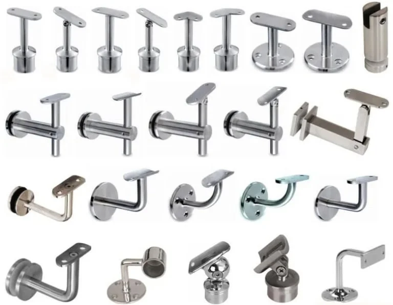 Phụ kiện inox không chỉ giúp kết nối các bộ phận cầu thang