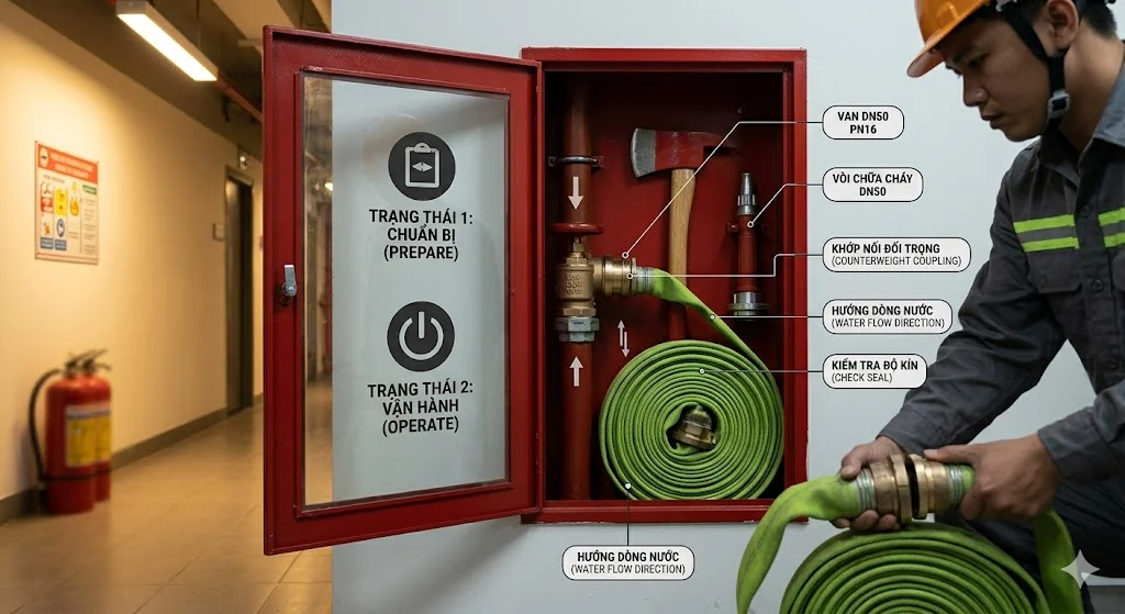 Ứng dụng của van góc chữa cháy