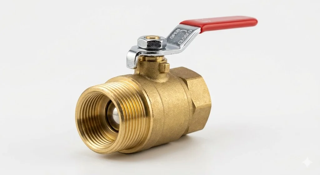 Tổng quan ngoại hình khoá nước ren ngoài