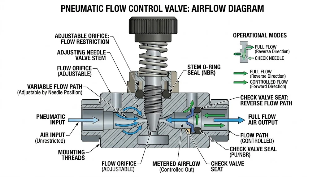 Nguyên lý hoạt động của van tiết lưu