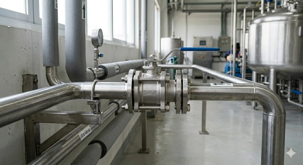 Ứng dụng của van bi Red White