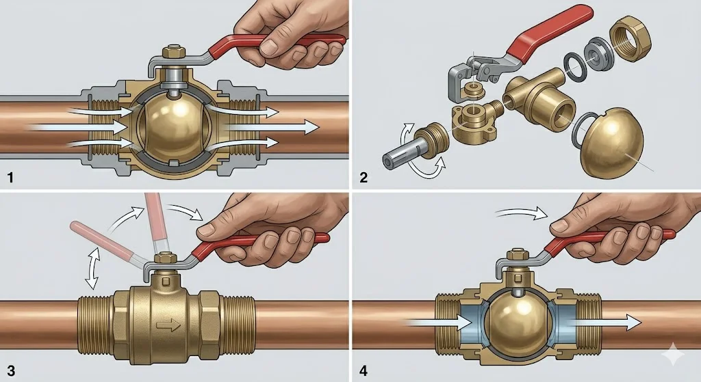 Hướng dẫn lắp đặt sản phẩm van bi