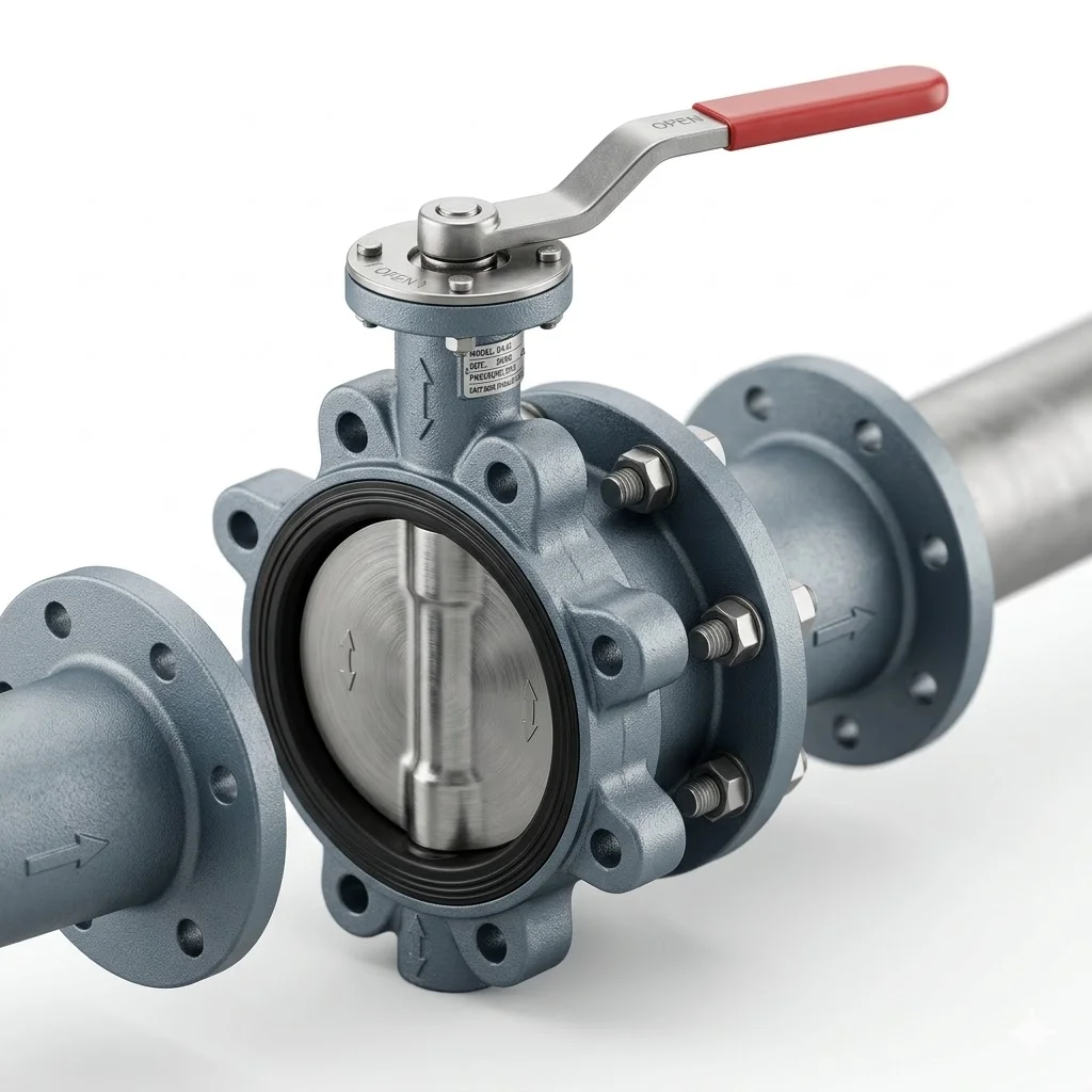 Ngoại hình của van bướm