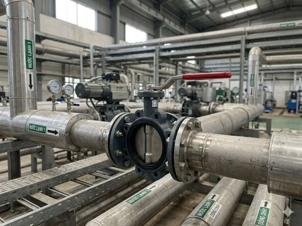 Ứng dụng của van bướm trong thực tế