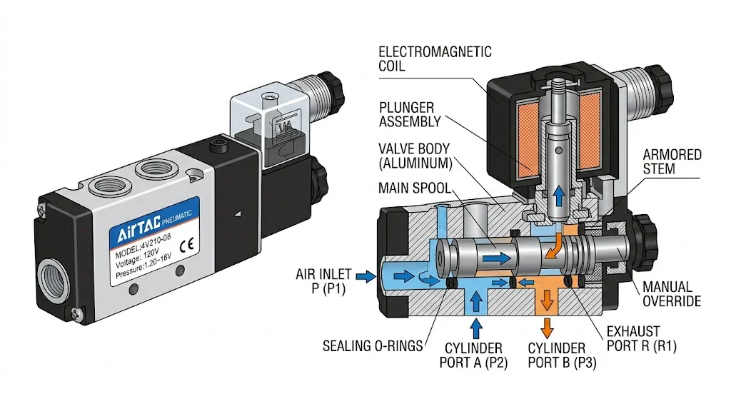 Cấu tạo và nguyên lý hoạt động của van hơi