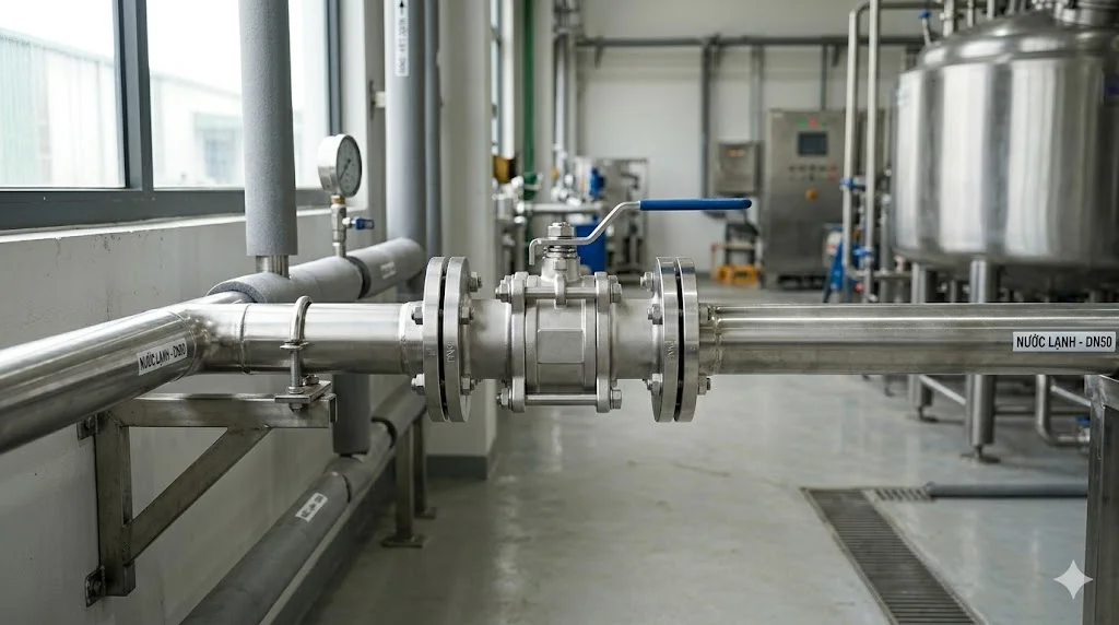 Ứng dụng của van inox phi 60