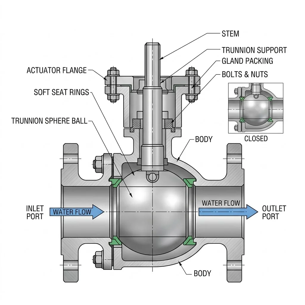 Cấu tạo của van JDV