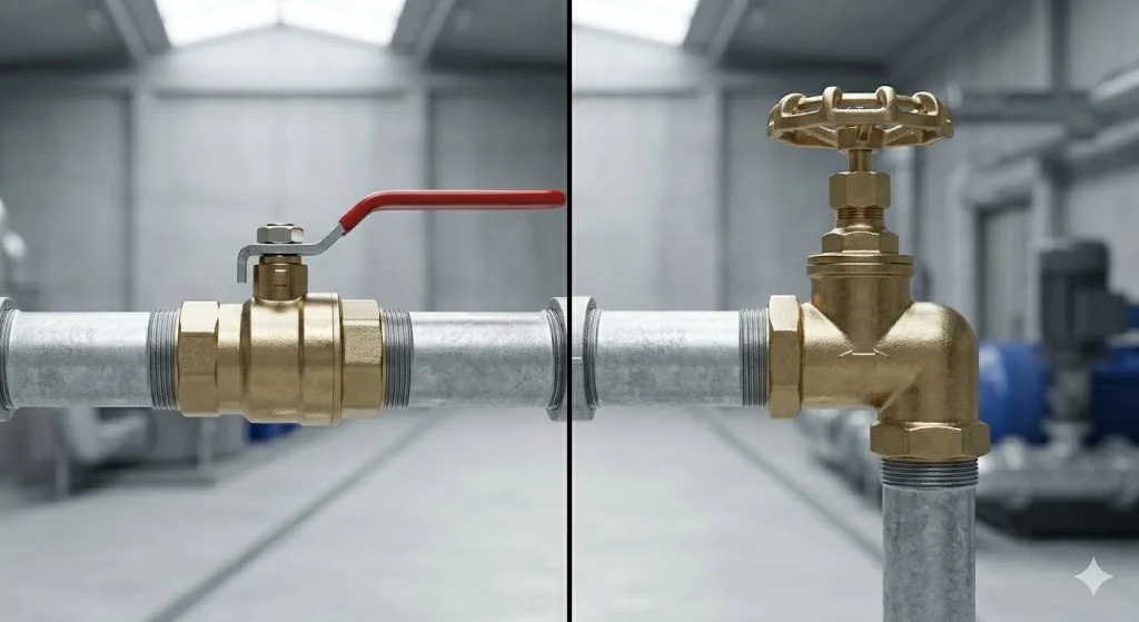 So sánh in line valve với các kiểu khác