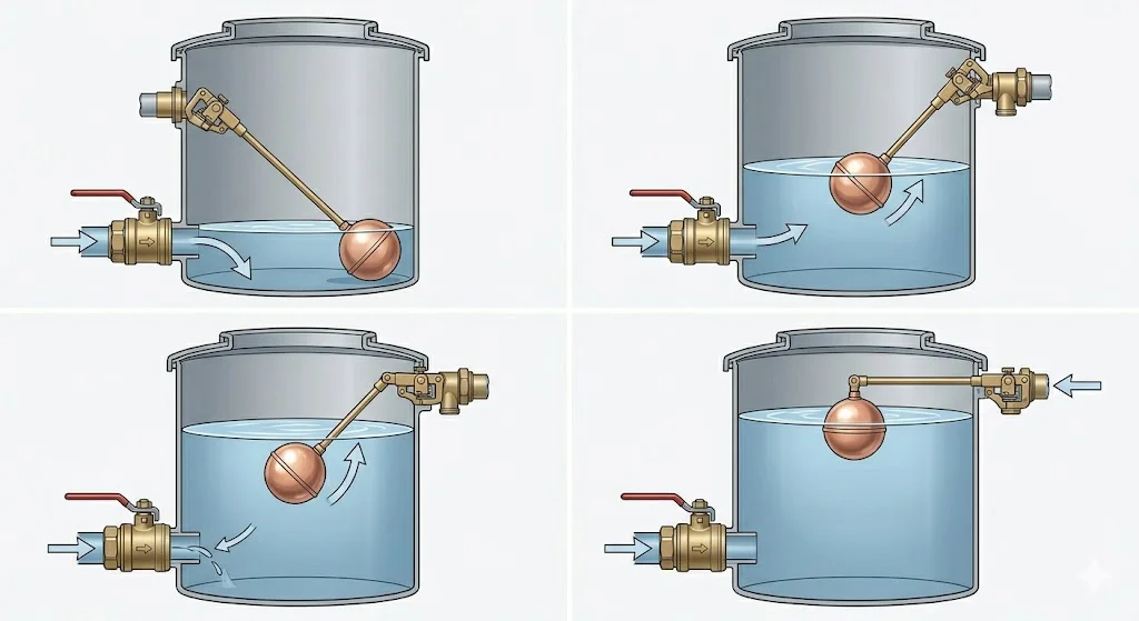 Nguyên lý hoạt động của van 