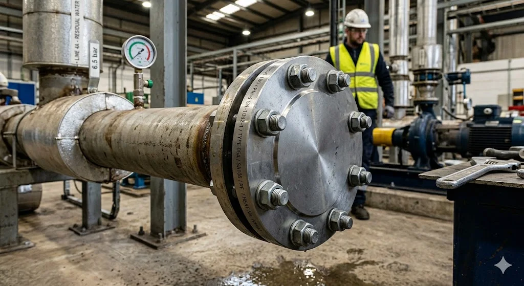 Ứng dụng của mặt bích đặc trong thực tế