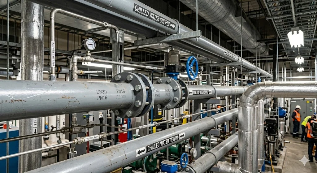 Ứng dụng của bích thép trong thực tế