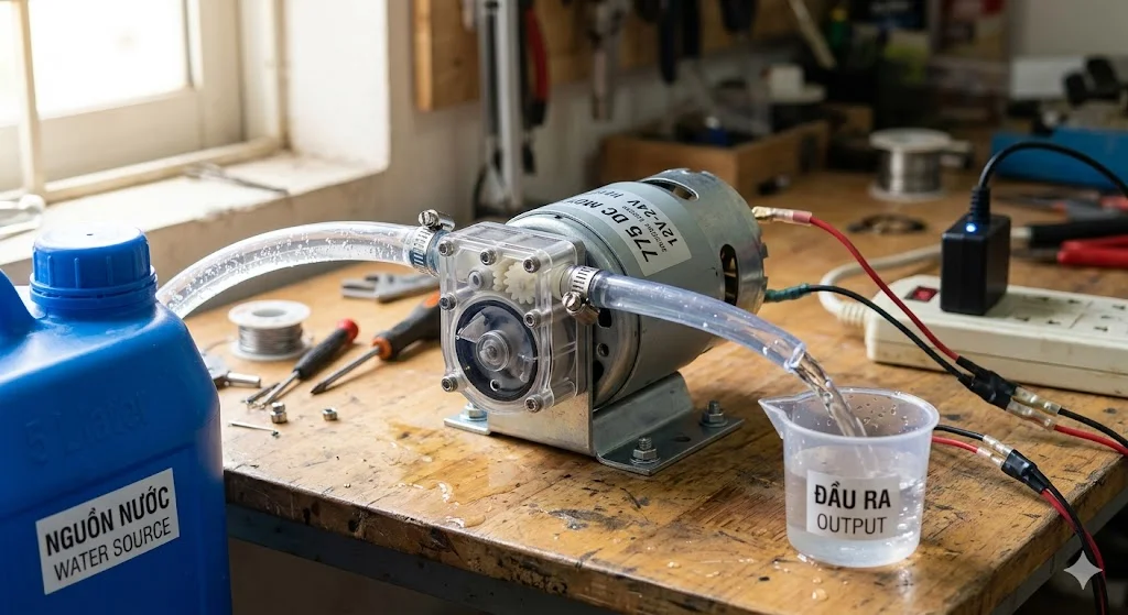 Ngoại hình của máy bơm 