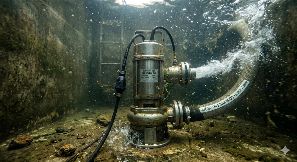 Tổng quan ngoại hình của bơm chìm