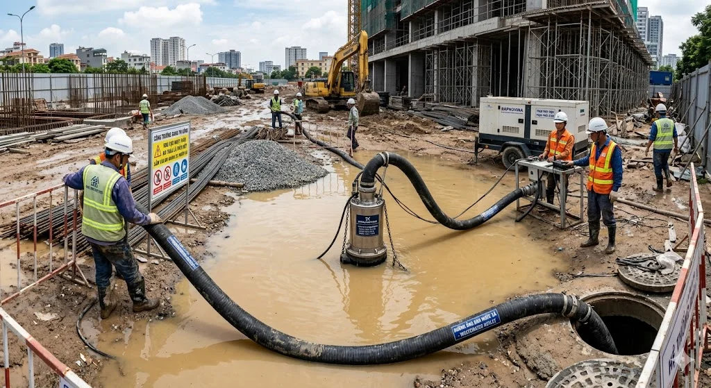 Ứng dụng của bơm chìm trong thực tế