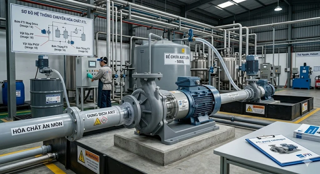 Ứng dụng của bơm này trong thực tế