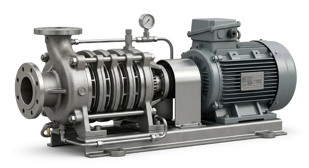 Tổng quan ngoại hình của bơm 