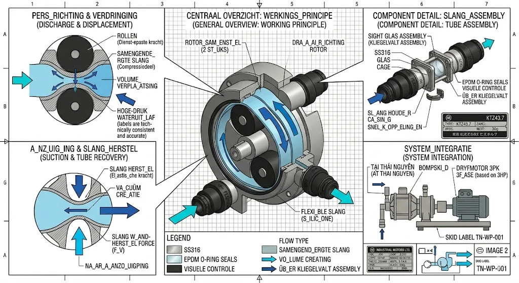 Nguyên lý hoạt động của bơm nhu thụ động
