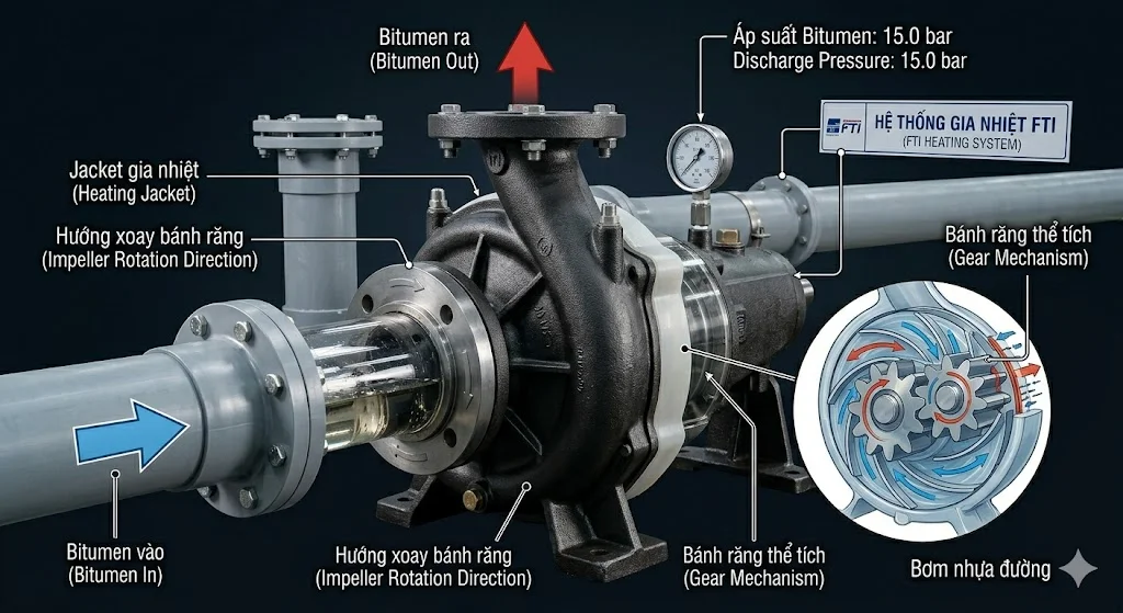 Tổng quan ngoại hình của máy bơm