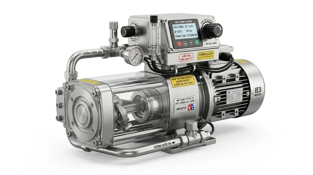 Tổng quan ngoại hình của máy bơm