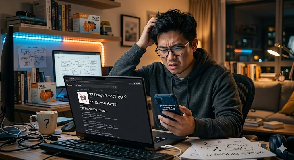 Ảnh minh hoạ sự nhầm lẫn khi tìm hiểu về bơm này